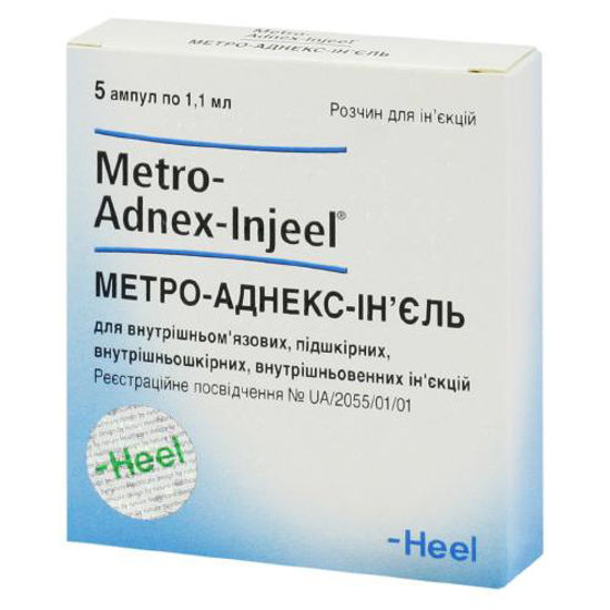 Метро-Аднекс-Инъель раствор для инъекций ампула 1.1 мл №5